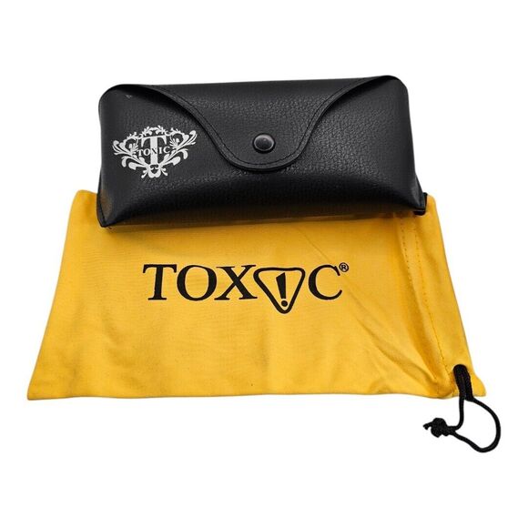 TOXIC SUNGLASSES MENS AVIATOR TIC-114-20 BUILT IN MICROPHONE + ACCESSORIES  NEW - Picture 6 of 15